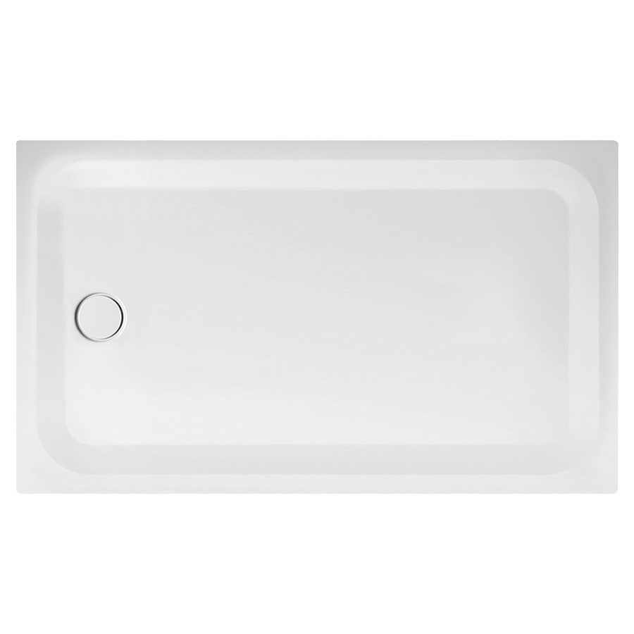 Receveur de douche SCHMIDLIN
120 x 70 x 3,5 cm, acier
écoulement côté étroit au
milieu D 90 mm, isolation
phonique