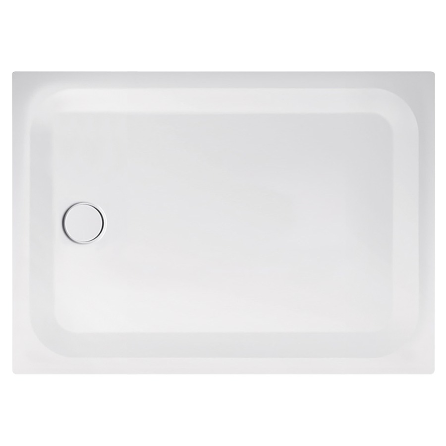 Receveur de douche SCHMIDLIN
140 x 100 x 3,5 cm, acier
écoulement côté étroit au
milieu D 90 mm, isolation
phonique