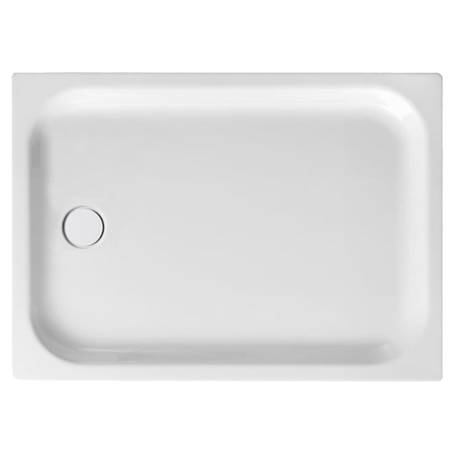 Receveur de douche SCHMIDLIN
140 x 100 x 6,5 cm, acier
écoulement côté étroit au
milieu D 90 mm, isolation
phonique