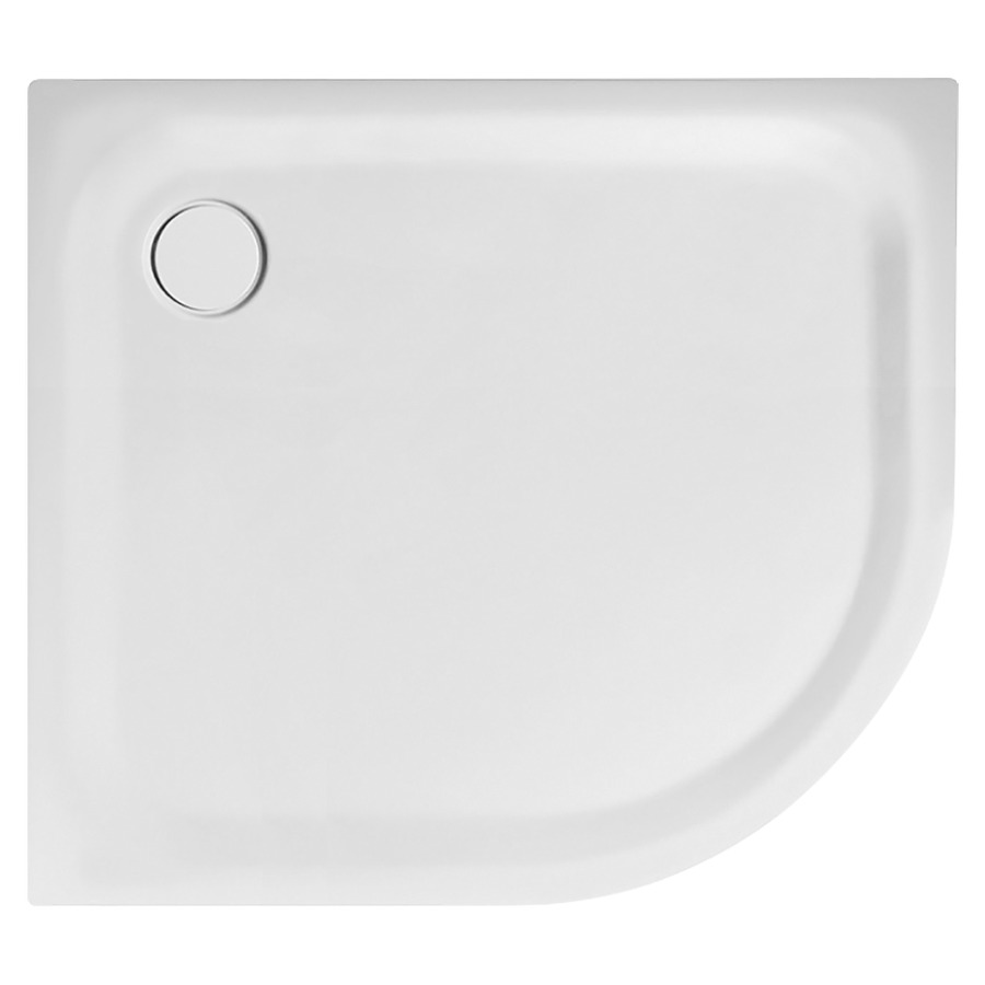Receveur douche d'angle
SCHMIDLIN, 100 x 80 x 3,5 cm
rayon 50 cm, acier, écoulement
angle à gauche D 90 mm
isolation phonique