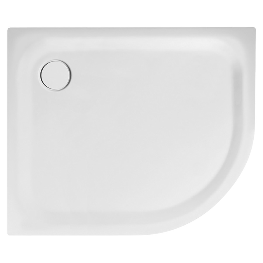 Receveur douche d'angle
SCHMIDLIN, 90 x 75 x 3,5 cm
rayon 50 cm, acier, écoulement
angle à gauche D 90 mm
isolation phonique