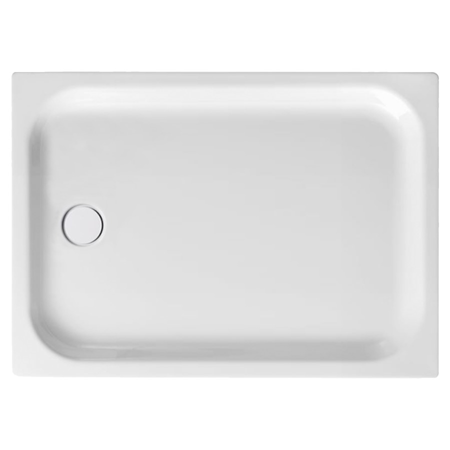 Receveur de douche SCHMIDLIN
115 x 80 x 6,5 cm, acier
écoulement côté étroit au
milieu D 90 mm, isolation
phonique