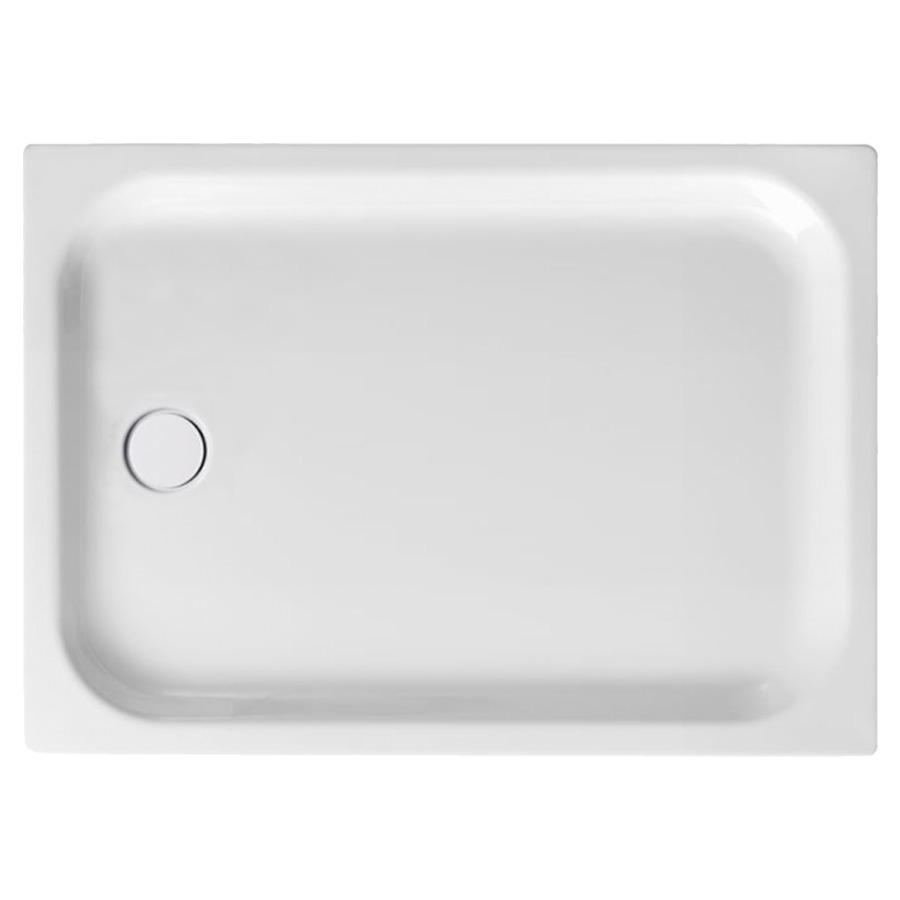 Receveur de douche SCHMIDLIN
120 x 85 x 6,5 cm, acier
écoulement côté étroit au
milieu D 90 mm, isolation
phonique