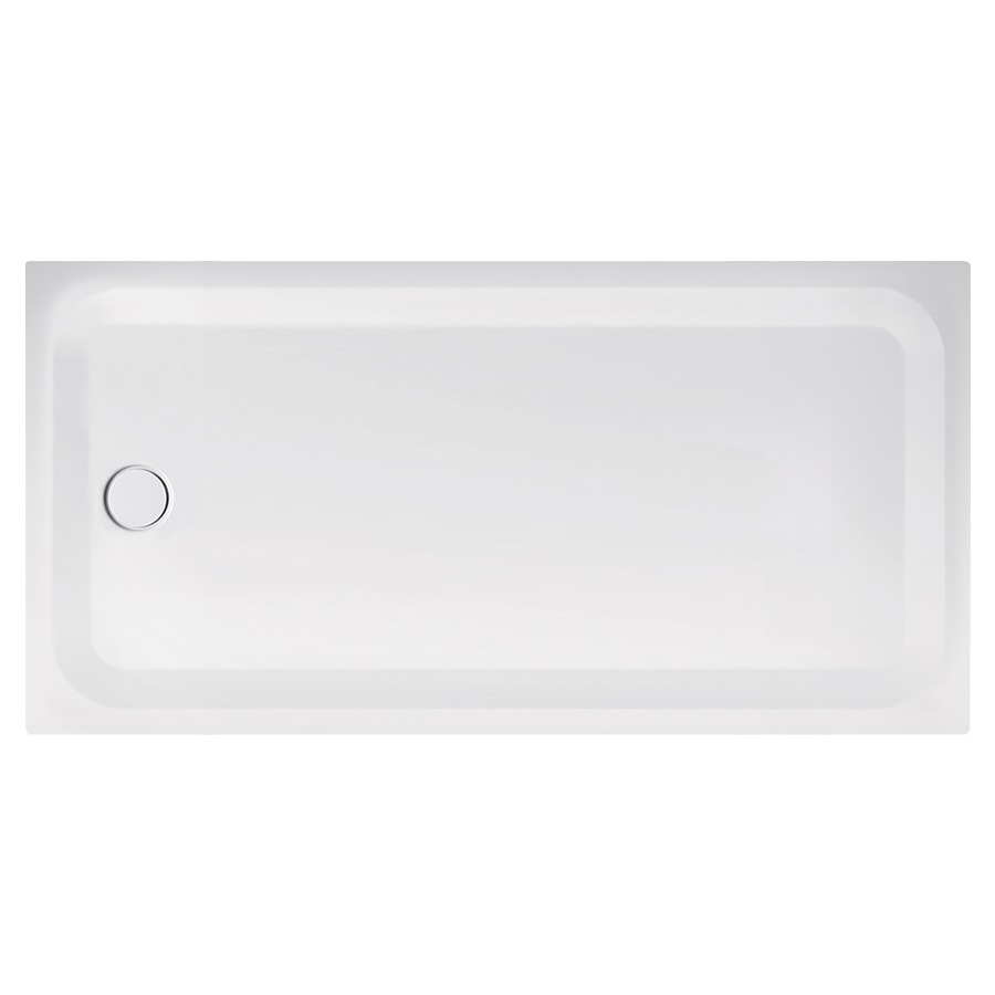 Receveur de douche SCHMIDLIN
150 x 70 x 3,5 cm, acier
écoulement côté étroit au
milieu D 90 mm, isolation
phonique