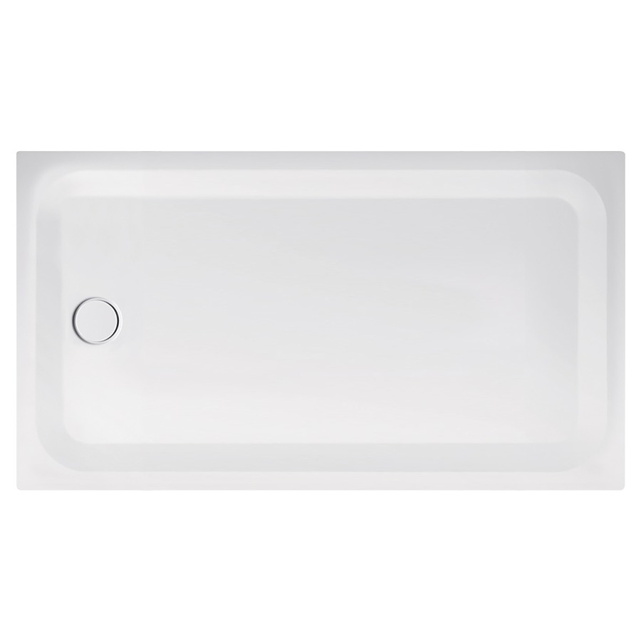 Receveur de douche SCHMIDLIN
150 x 80 x 3,5 cm, acier
écoulement côté étroit au
milieu D 90 mm, isolation
phonique