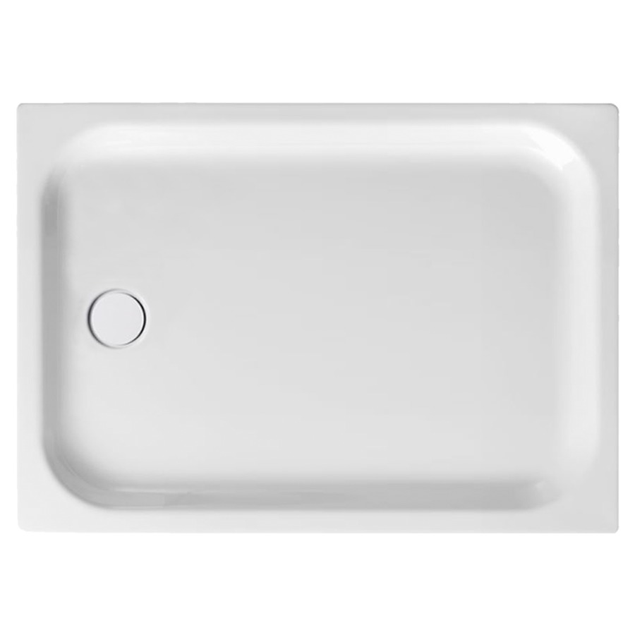 Receveur de douche SCHMIDLIN
110 x 75 x 6,5 cm, acier
écoulement côté étroit au
milieu D 90 mm, isolation
phonique