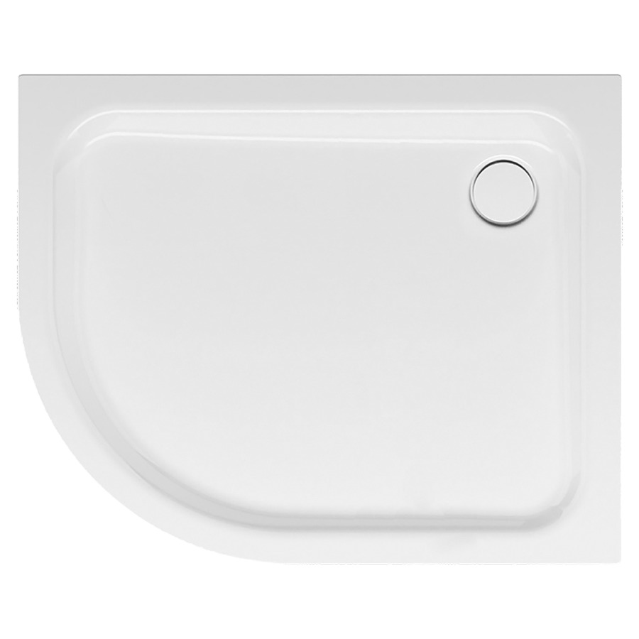 Receveur douche d'angle
SCHMIDLIN, 100 x 90 x 6,5 cm
rayon 50 cm, acier, angle à
droite, écoulement D 90 mm
isolation phonique
