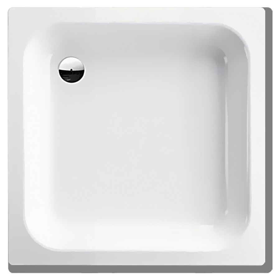Duschenwanne SCHMIDLIN
90 x 90 x 15 cm, Stahl
Ablauf hinten links D 52 mm
Zargen vorne und rechts, Z0110
Schallisolierung