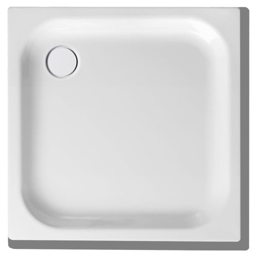 Duschenwanne SCHMIDLIN
80 x 80 x 6,5 cm, Stahl
Ablauf hinten links D 90 mm
Zargen vorne und rechts, Z0110
Schallisolierung
