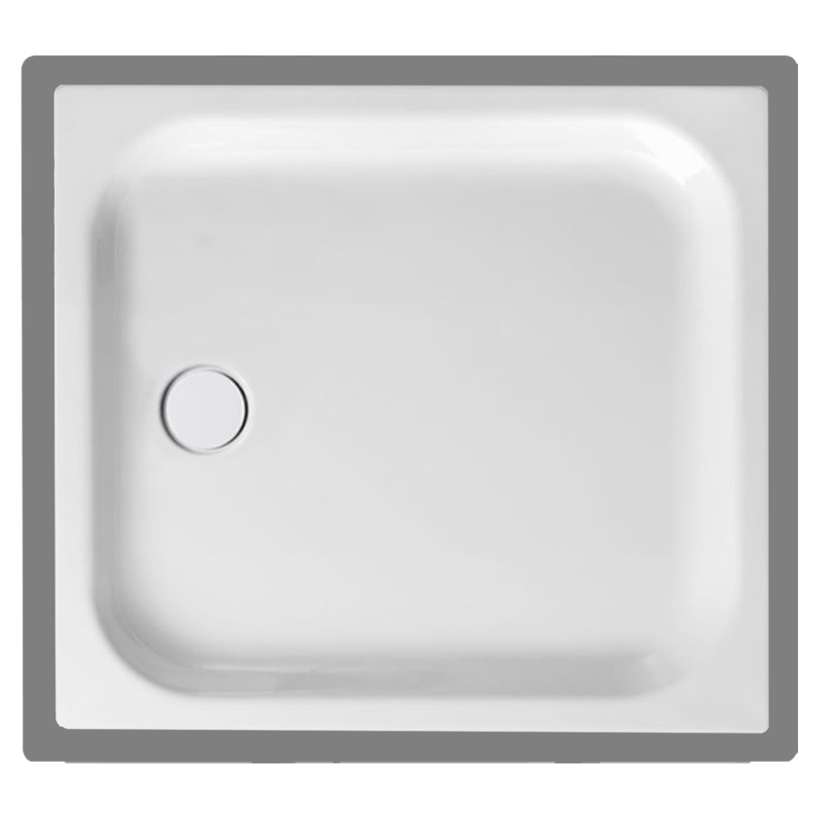 Duschenwanne SCHMIDLIN
100 x 90 x 6,5 cm, Stahl
Ablauf links Mitte D 90 mm
Zargen an 4 Seiten, Z1111
Schallisolierung