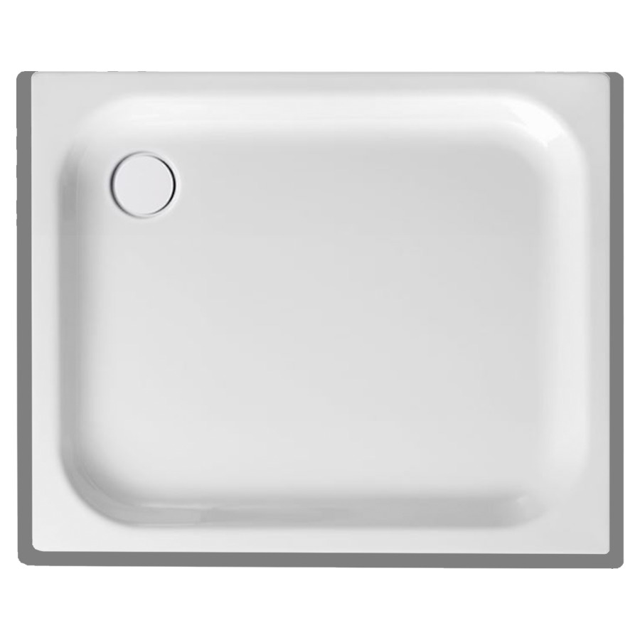Duschenwanne SCHMIDLIN
90 x 75 x 6,5 cm, Stahl
Ablauf hinten links D 90 mm
Zargen vorne links und
rechts, Z0111
Schallisolierung