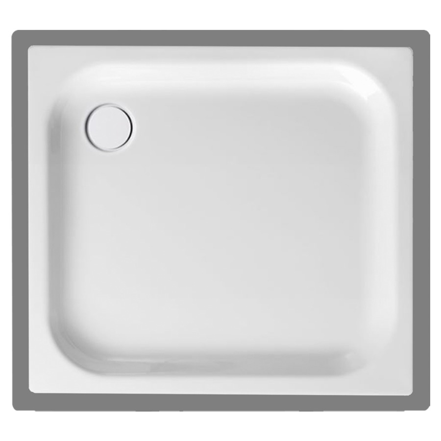 Duschenwanne SCHMIDLIN
90 x 80 x 6,5 cm, Stahl
Ablauf hinten links D 90 mm
Zargen an 4 Seiten, Z1111
Schallisolierung