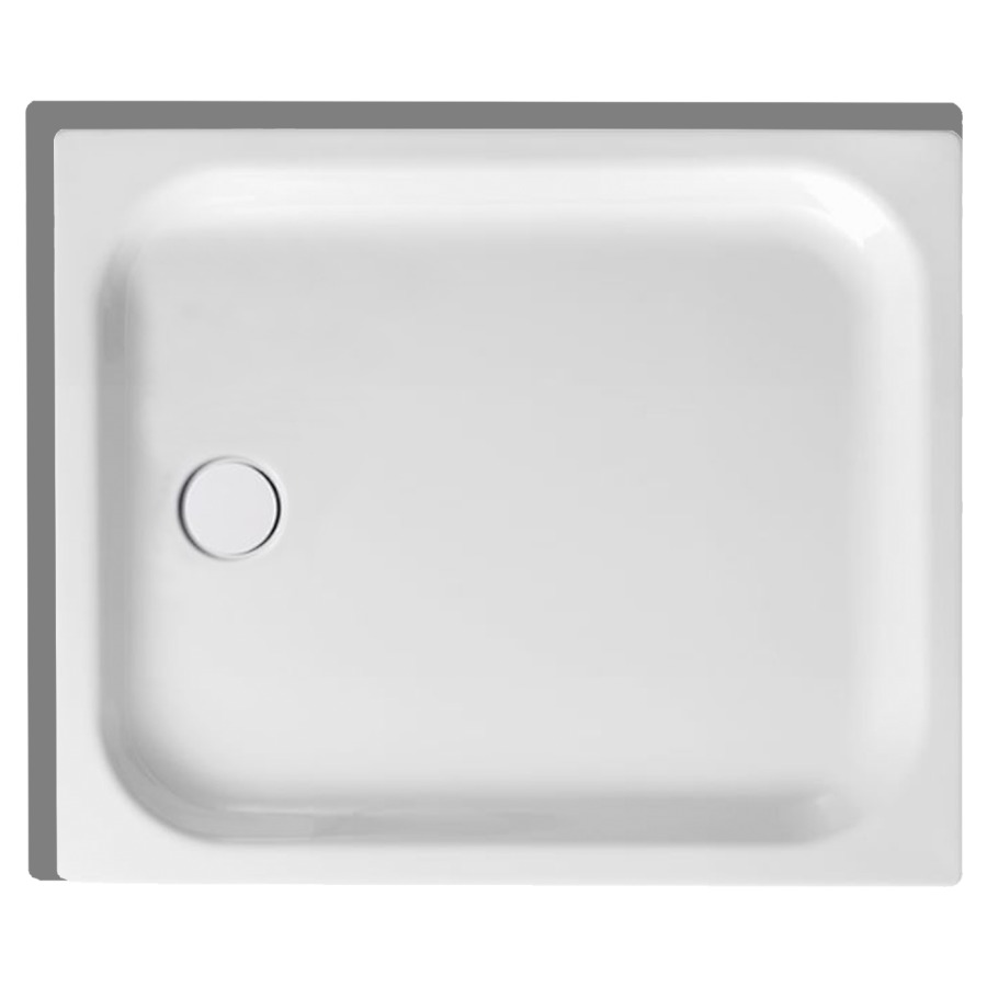 Duschenwanne SCHMIDLIN
100 x 80 x 6,5 cm, Stahl
Ablauf links Mitte D 90 mm
Zargen hinten und links
Z1001, Schallisolierung