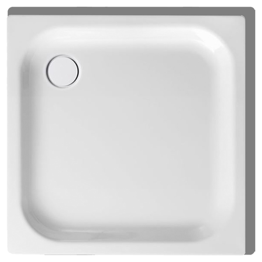 Receveur de douche SCHMIDLIN
90 x 90 x 6,5 cm, acier
écoulement derrière à gauche
D 90 mm, rebords derrière et
à droite, Z1100, isolation
phonique