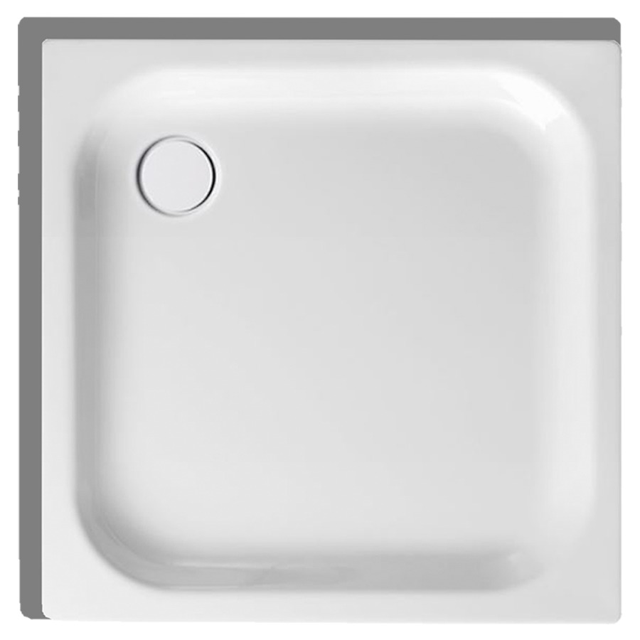 Receveur de douche SCHMIDLIN
90 x 90 x 6,5 cm, acier
écoulement derrière à gauche
D 90 mm, rebords derrière et
à gauche, Z1001, isolation
phonique
