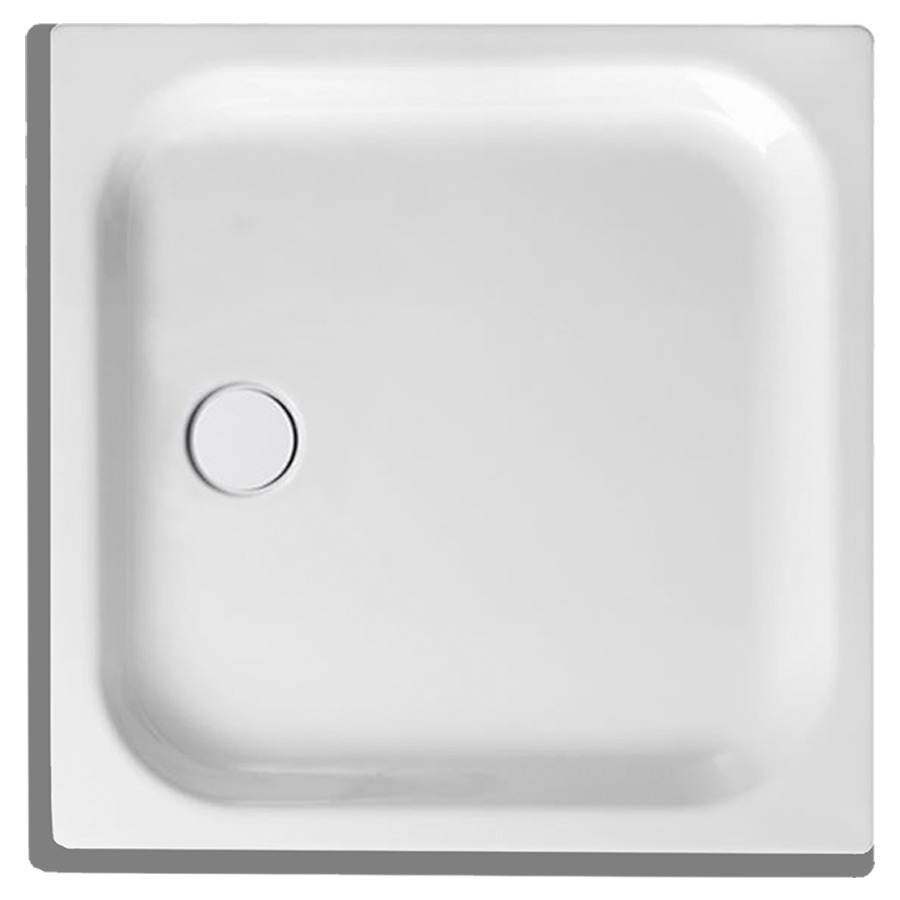 Receveur de douche SCHMIDLIN
100 x 100 x 6,5 cm, acier
écoulement à gauche au milieu
D 90 mm, rebords devant et
à gauche, Z0011, isolation
phonique