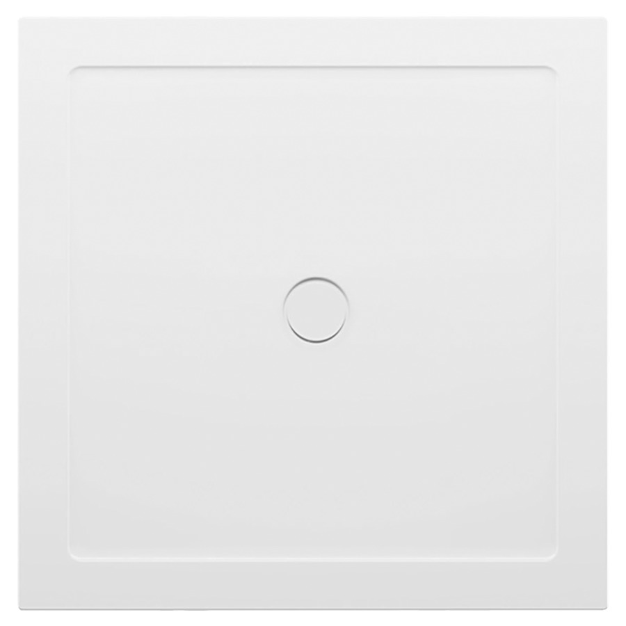 Receveur de douche CONTURA
100 x 100 x 3 cm, acier
écoulement D 90 mm
isolation phonique
sans cadre de montage