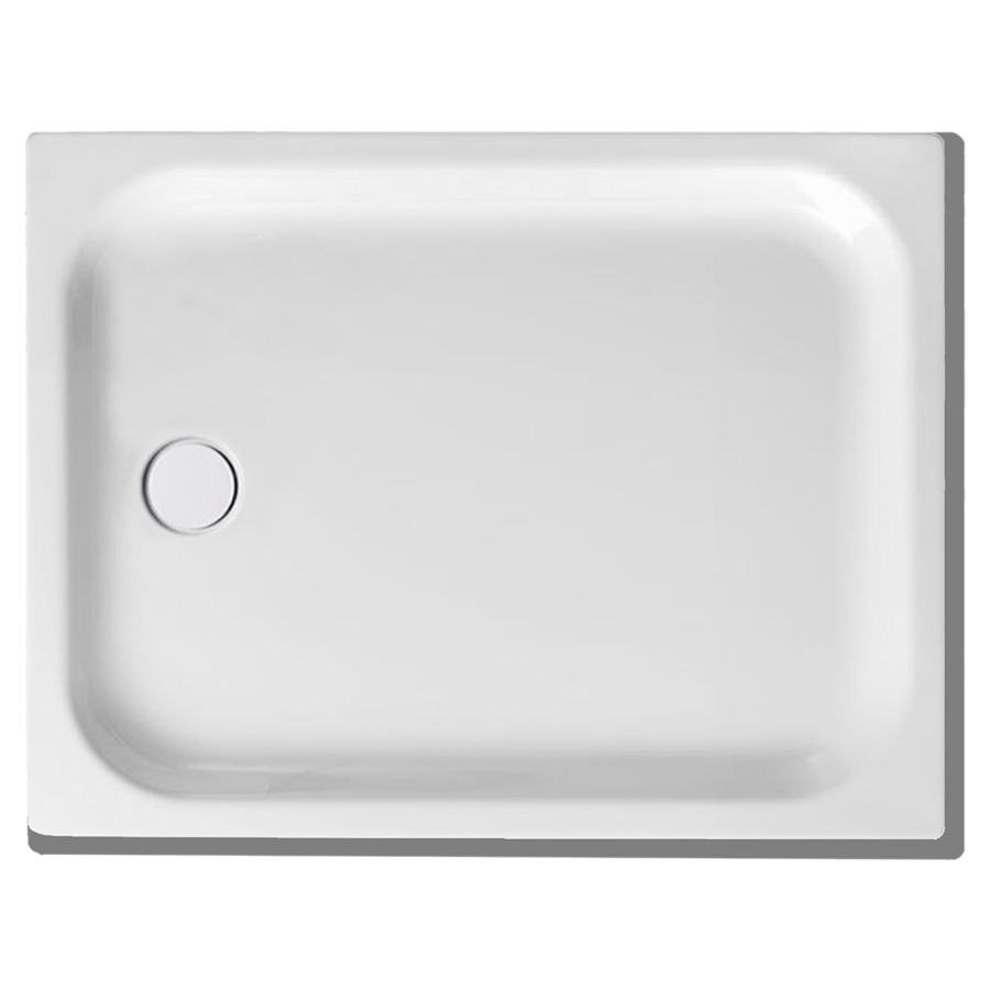 Receveur de douche SCHMIDLIN
100 x 75 x 6,5 cm, acier
écoulement à gauche au milieu
D 90 mm, rebords devant et
à droite, Z0110, isolation
phonique