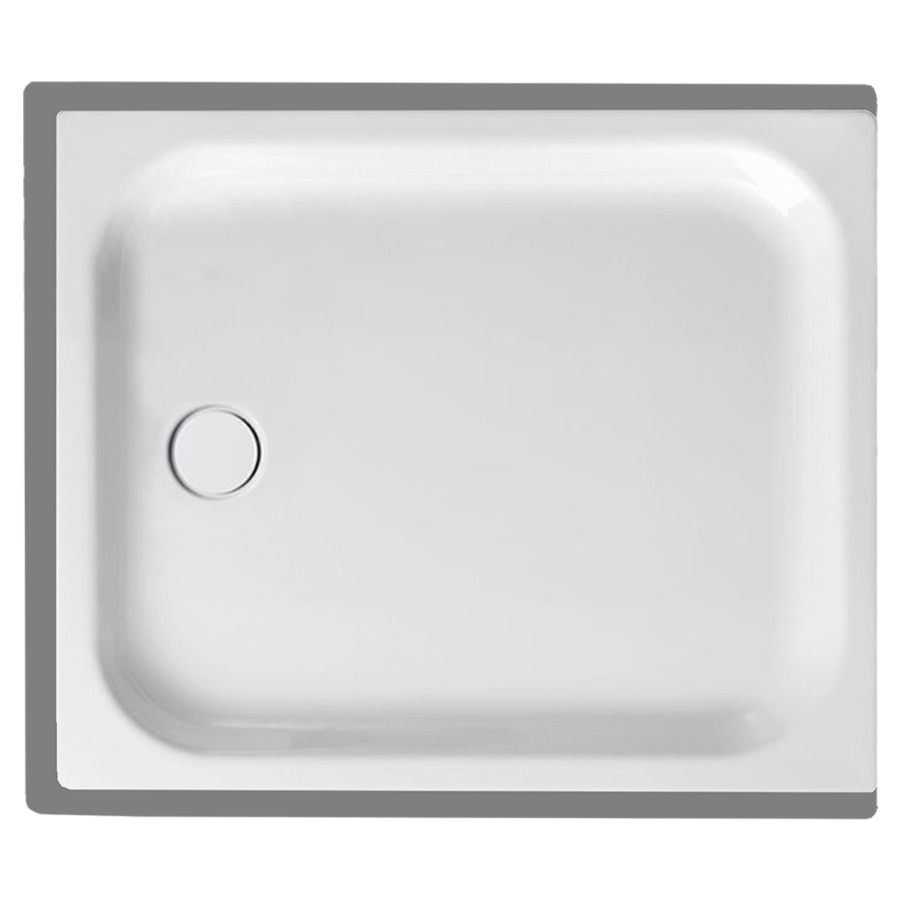 Receveur de douche SCHMIDLIN
100 x 80 x 6,5 cm, acier
écoulement à gauche au milieu
D 90 mm, rebords derrière
à devant et à gauche, Z1011
isolation phonique