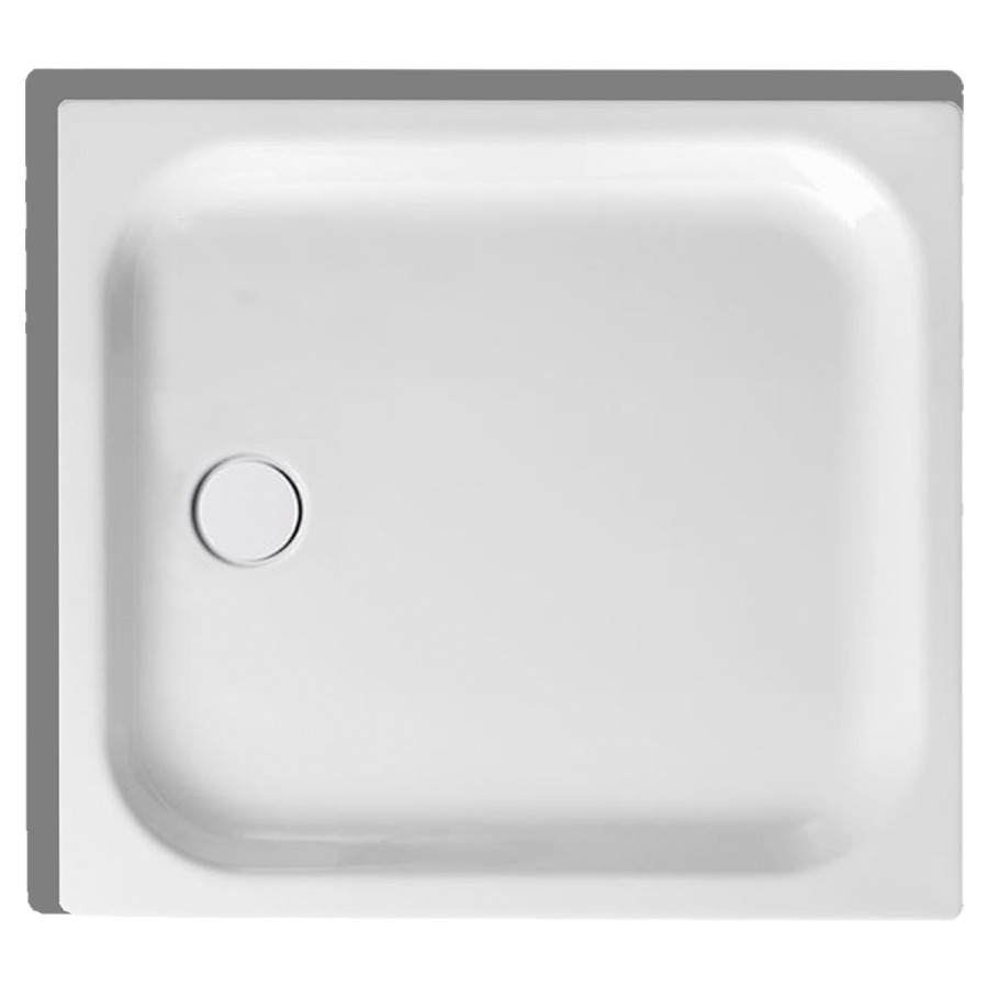 Receveur de douche SCHMIDLIN
100 x 90 x 6,5 cm, acier
écoulement à gauche au milieu
D 90 mm, rebords derrière et
à gauche, Z1001, isolation
phonique