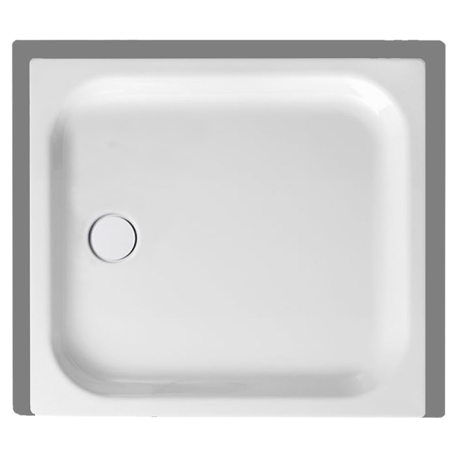 Receveur de douche SCHMIDLIN
100 x 90 x 6,5 cm, acier
écoulement à gauche au milieu
D 90 mm, rebords derrière
à gauche et à droite, Z1101
isolation phonique