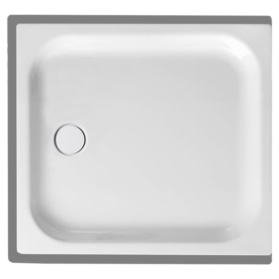 Receveur de douche SCHMIDLIN
100 x 90 x 6,5 cm, acier
écoulement à gauche au milieu
D 90 mm, rebords derrière
à devant et à gauche, Z1011
isolation phonique