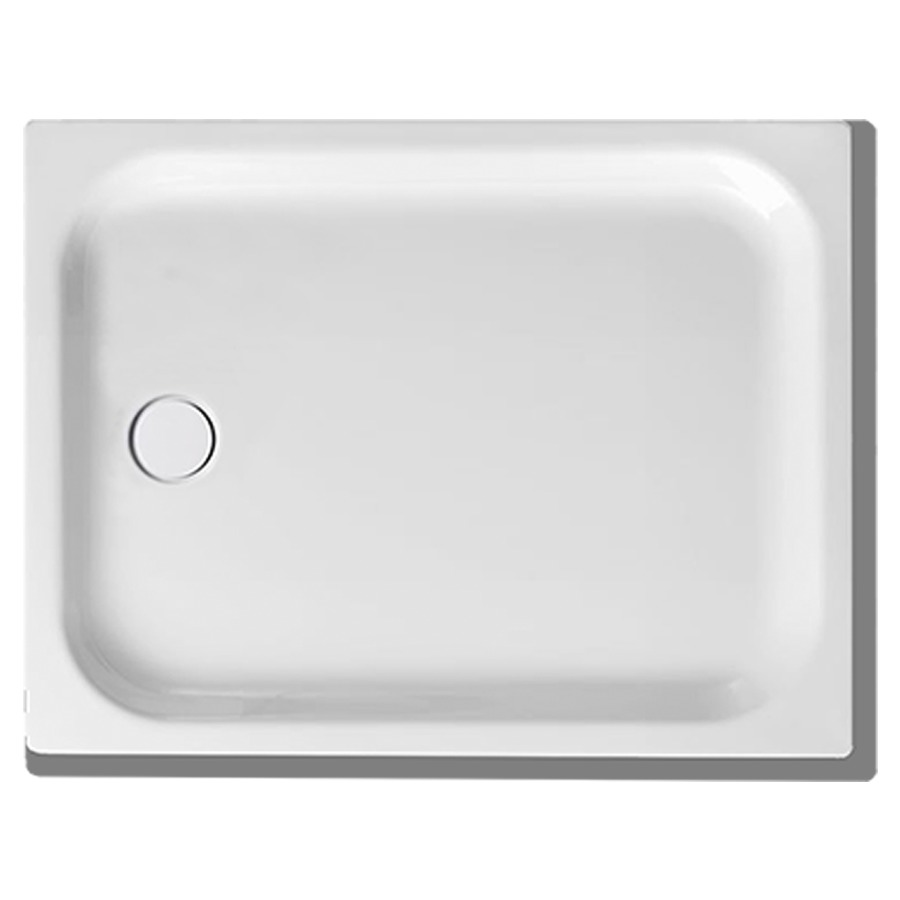 Receveur de douche SCHMIDLIN
110 x 80 x 6,5 cm, acier
écoulement à gauche au milieu
D 90 mm, rebords devant et
à droite, Z0110, isolation
phonique