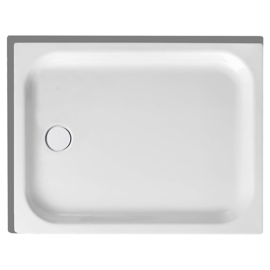 Receveur de douche SCHMIDLIN
110 x 80 x 6,5 cm, acier
écoulement à gauche au milieu
D 90 mm, rebords derrière et
à gauche, Z1001, isolation
phonique