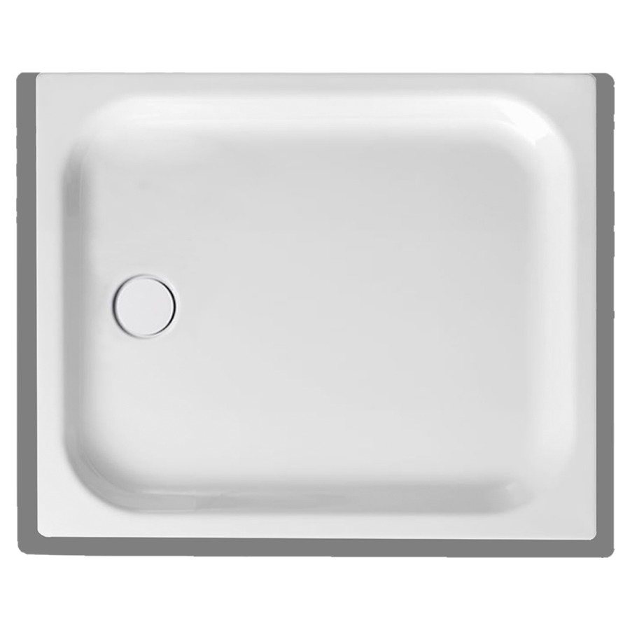 Receveur de douche SCHMIDLIN
110 x 90 x 6,5 cm, acier
écoulement à gauche au milieu
D 90 mm, rebords devant
à gauche et à droite, Z0111
isolation phonique