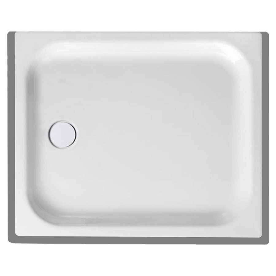 Receveur de douche SCHMIDLIN
120 x 100 x 6,5 cm, acier
écoulement à gauche au milieu
D 90 mm, rebords devant
à gauche et à droite, Z0111
isolation phonique