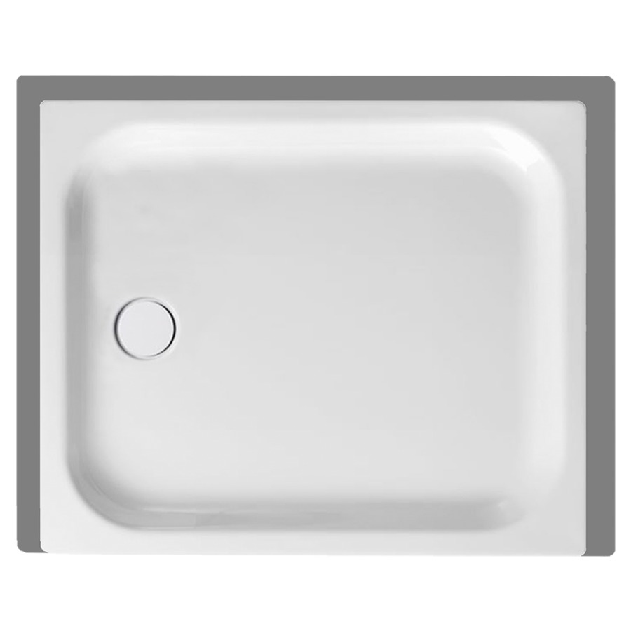 Receveur de douche SCHMIDLIN
120 x 100 x 6,5 cm, acier
écoulement à gauche au milieu
D 90 mm, rebords derrière
à gauche et à droite, Z1101
isolation phonique