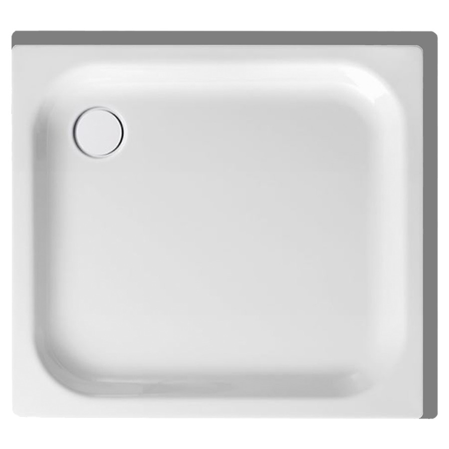 Receveur de douche SCHMIDLIN
90 x 80 x 6,5 cm, acier
écoulement derrière à gauche
D 90 mm, rebords derrière et
à droite, Z1100, isolation
phonique