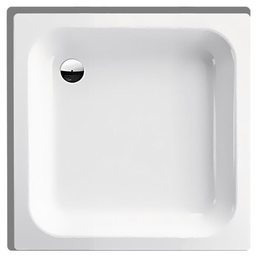 Receveur de douche SCHMIDLIN
80 x 80 x 15 cm, acier
écoulement derrière à gauche
D 52 mm, rebords derrière et
à gauche, Z1001, isolation
phonique