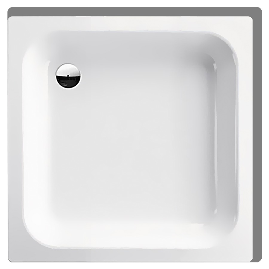 Receveur de douche SCHMIDLIN
90 x 90 x 15 cm, acier
écoulement derrière à gauche
D 52 mm, rebords derrière et
à droite, Z1100, isolation
phonique