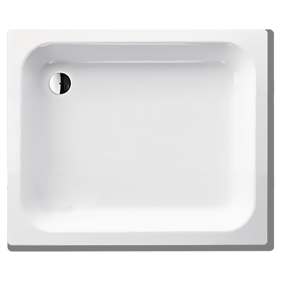 Receveur de douche SCHMIDLIN
90 x 75 x 15 cm, acier
écoulement derrière à gauche
D 52 mm, rebords devant et
à droite, Z0110, isolation
phonique