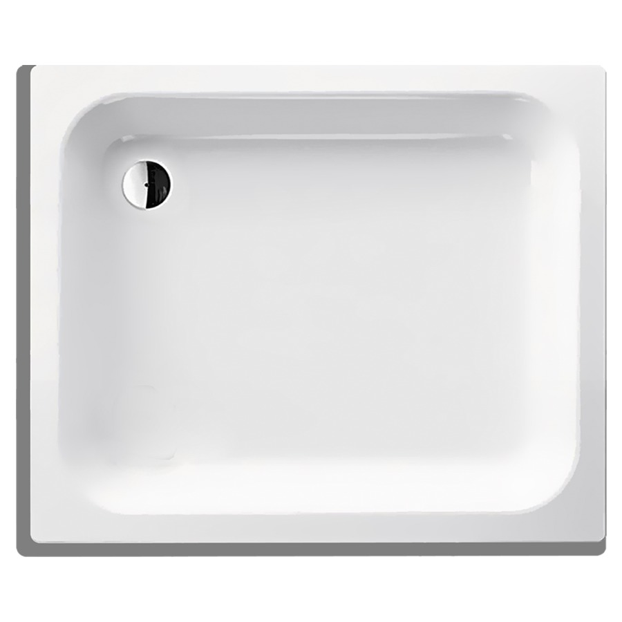 Receveur de douche SCHMIDLIN
90 x 75 x 15 cm, acier
écoulement derrière à gauche
D 52 mm, rebords devant et
à gauche, Z0011, isolation
phonique