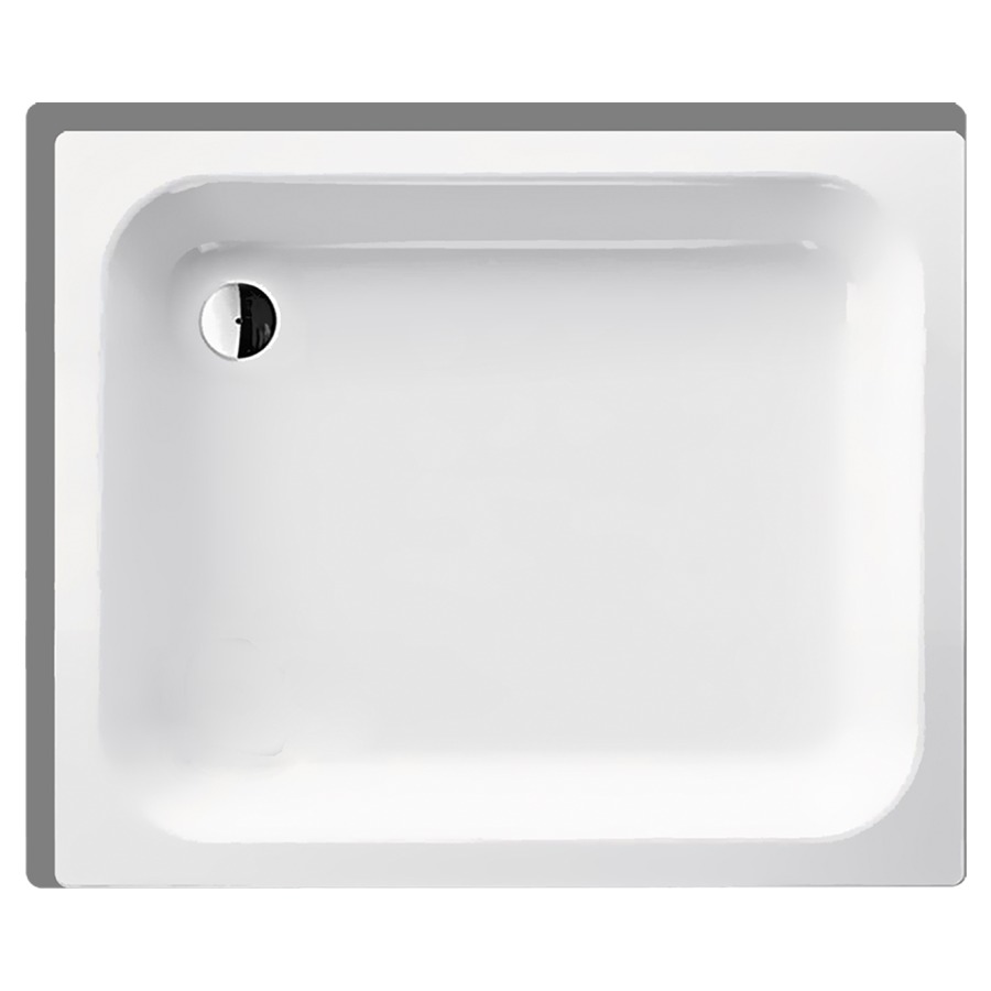 Receveur de douche SCHMIDLIN
90 x 75 x 15 cm, acier
écoulement derrière à gauche
D 52 mm, rebords derrière et
à gauche, Z1001, isolation
phonique