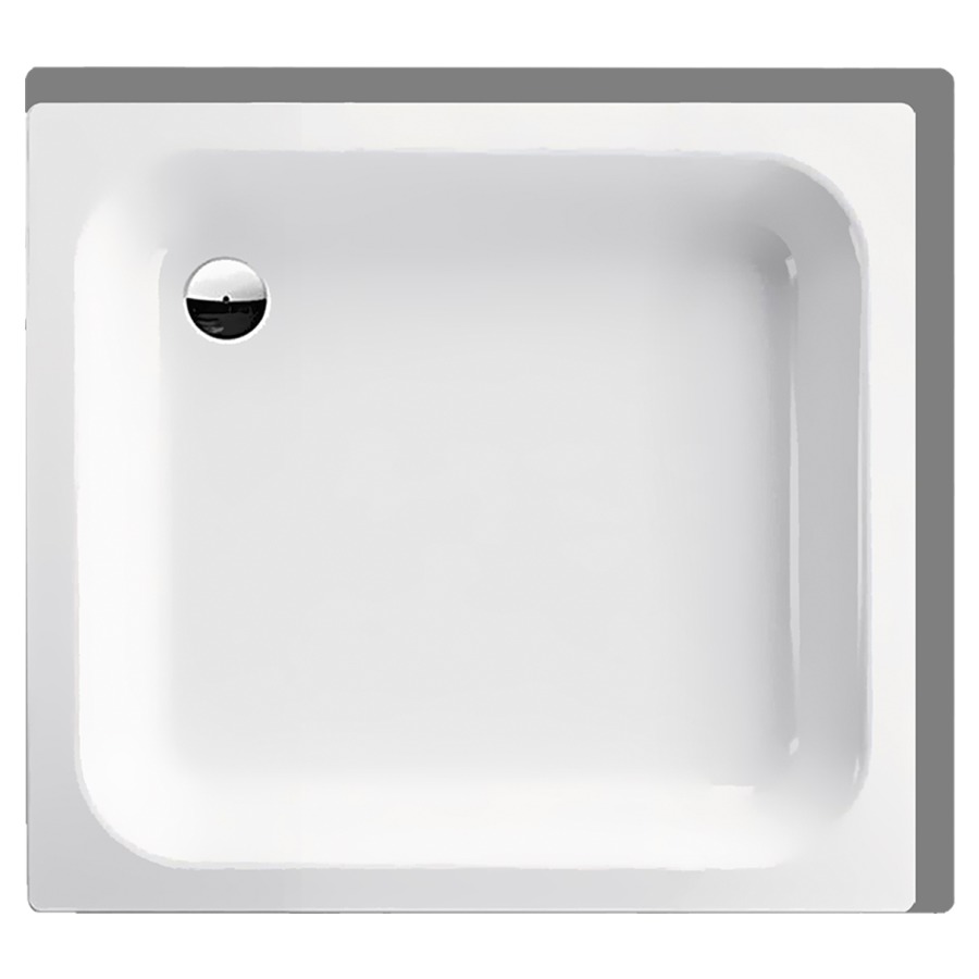 Receveur de douche SCHMIDLIN
90 x 80 x 15 cm, acier
écoulement derrière à gauche
D 52 mm, rebords derrière et
à droite, Z1100, isolation
phonique