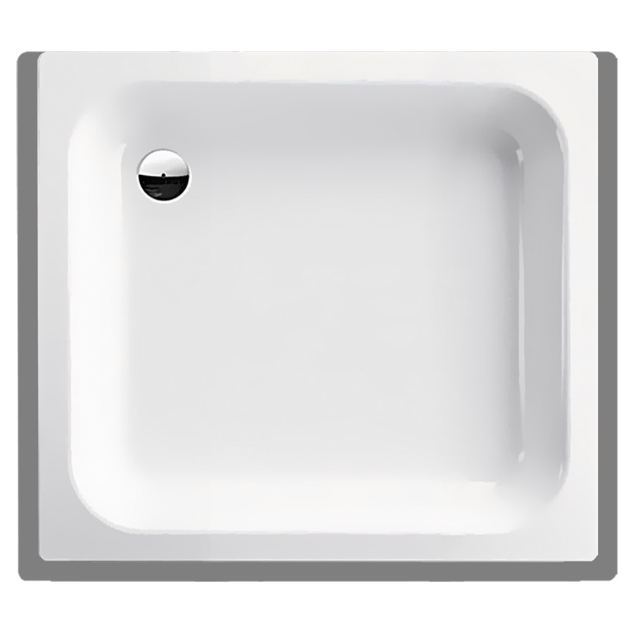 Receveur de douche SCHMIDLIN
90 x 80 x 15 cm, acier
écoulement derrière à gauche
D 52 mm, rebords devant
à gauche et à droite, Z0111
isolation phonique