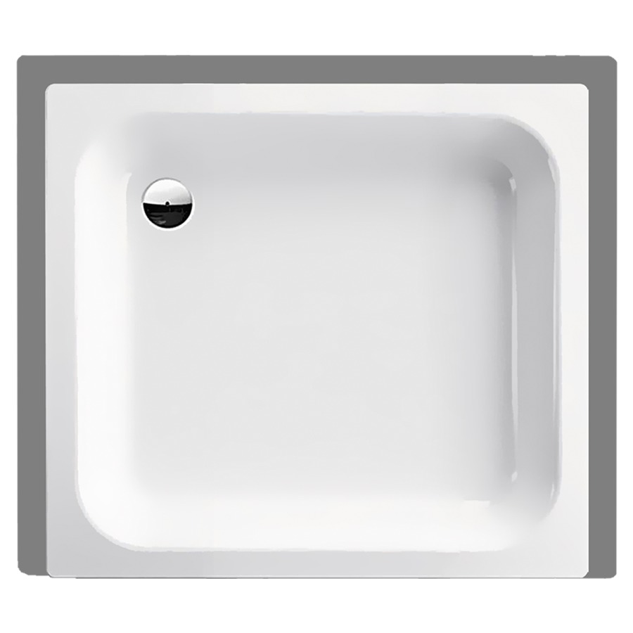 Receveur de douche SCHMIDLIN
90 x 80 x 15 cm, acier
écoulement derrière à gauche
D 52 mm, rebords derrière
à gauche et à droite, Z1101
isolation phonique