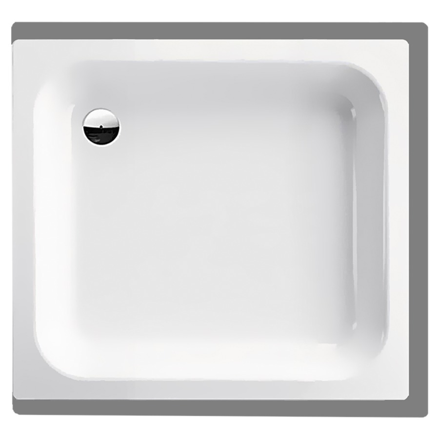 Receveur de douche SCHMIDLIN
90 x 80 x 15 cm, acier
écoulement derrière à gauche
D 52 mm, rebords derrière
à devant et à droite, Z1110
isolation phonique