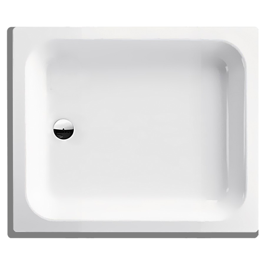 Receveur de douche SCHMIDLIN
100 x 80 x 15 cm, acier
écoulement à gauche au milieu
D 52 mm, rebords devant et
à gauche, Z0011, isolation
phonique