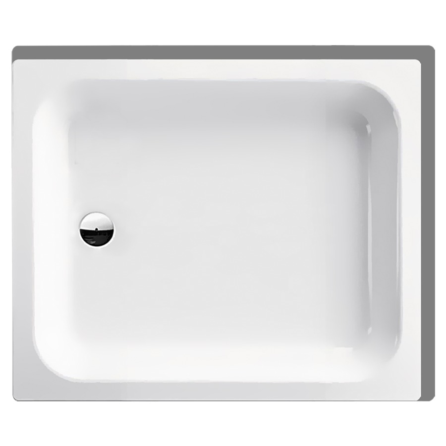 Receveur de douche SCHMIDLIN
100 x 80 x 15 cm, acier
écoulement à gauche au milieu
D 52 mm, rebords derrière et
à droite, Z1100, isolation
phonique