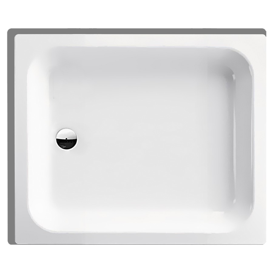 Receveur de douche SCHMIDLIN
100 x 80 x 15 cm, acier
écoulement à gauche au milieu
D 52 mm, rebords derrière et
à gauche, Z1001, isolation
phonique