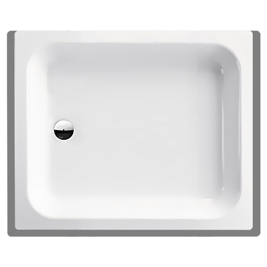 Receveur de douche SCHMIDLIN
100 x 80 x 15 cm, acier
écoulement à gauche au milieu
D 52 mm, rebords devant
à gauche et à droite, Z0111
isolation phonique