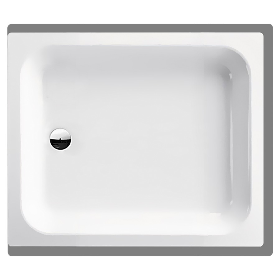 Receveur de douche SCHMIDLIN
100 x 80 x 15 cm, acier
écoulement à gauche au milieu
D 52 mm, rebords derrière
à devant et à droite, Z1110
isolation phonique