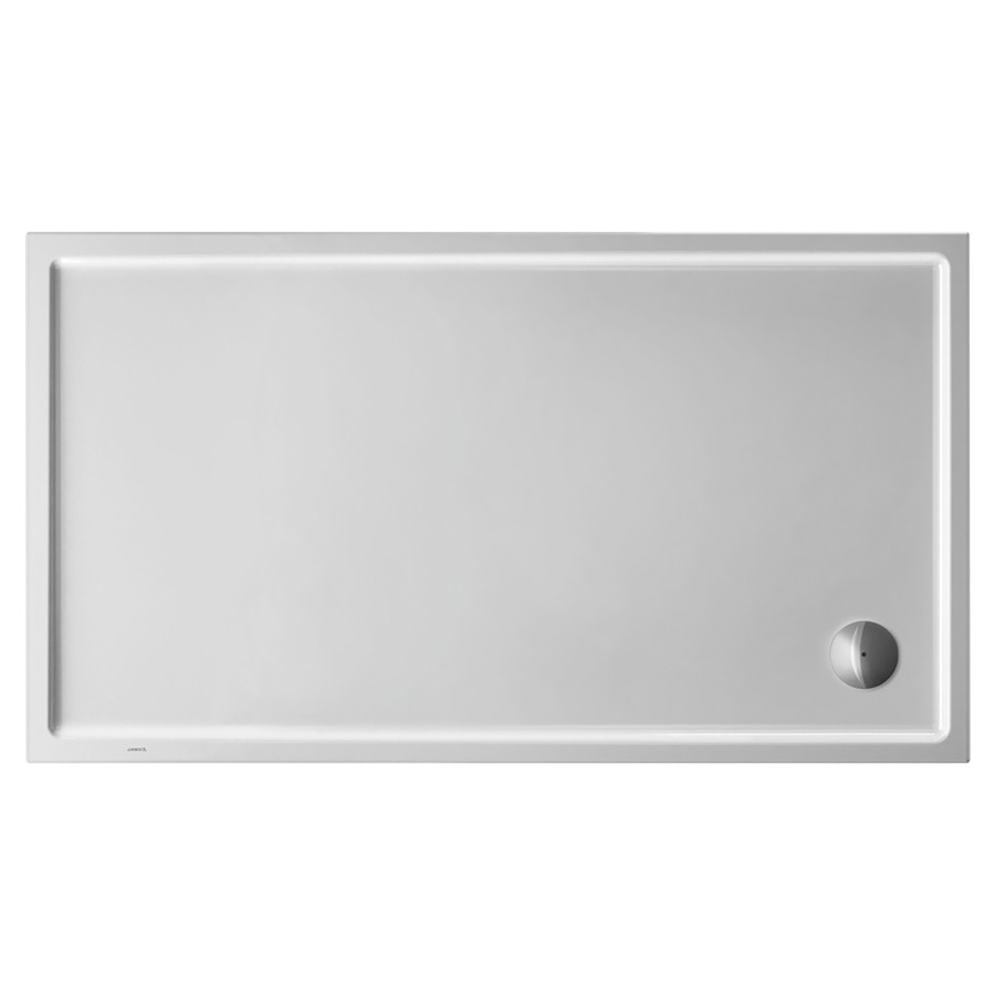 Receveur de douche STARCK SLIMLINE
160 x 6 x 90 cm
Plastique, rectangle
écoulement dans l’angle, D 90 mm