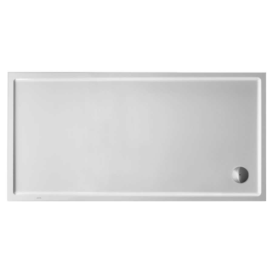 Receveur de douche STARCK SLIMLINE
180 x 6.5 x 90 cm
Plastique, rectangle
écoulement dans l’angle, D 90 mm