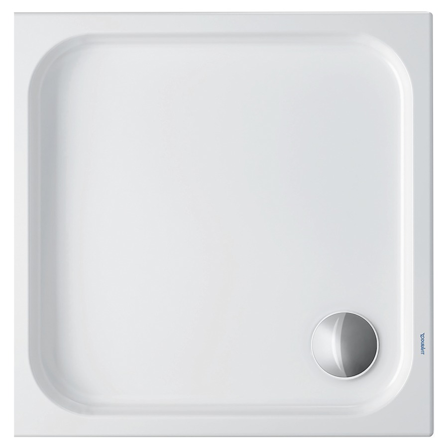 Receveur de douche D-CODE
80 x 8.5 x 80 cm
Plastique, carré
écoulement dans l’angle, D 90 mm