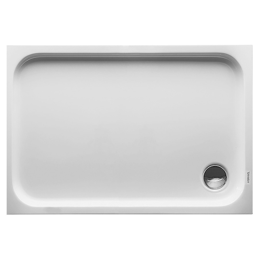 Receveur de douche D-CODE
110 x 8.5 x 75 cm
Plastique, rectangle
écoulement dans l’angle, D 90 mm